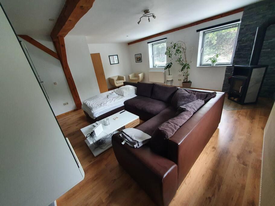 Kornhaus - Schoene Ferienwohnung Mit Pool, Kamin Und Terrasse 괴팅겐 외부 사진
